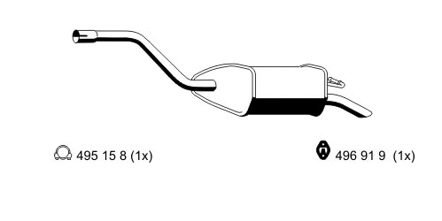 Rear Muffler (344180)