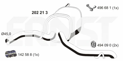 Rear Muffler (202213)