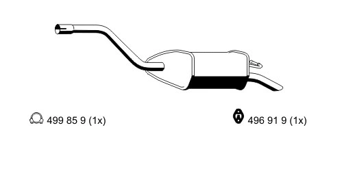 Rear Muffler (344104)