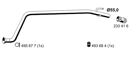 Exhaust Pipe (048422)