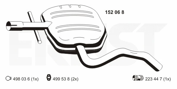 Centre Muffler (152068)