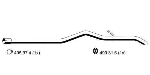 Exhaust Pipe (330572)