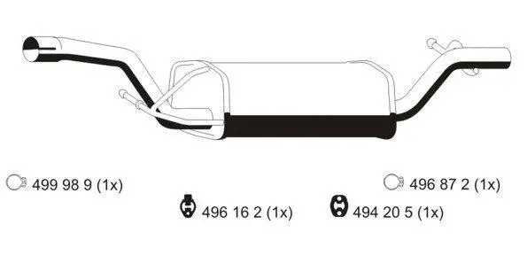 Centre Muffler (313070)