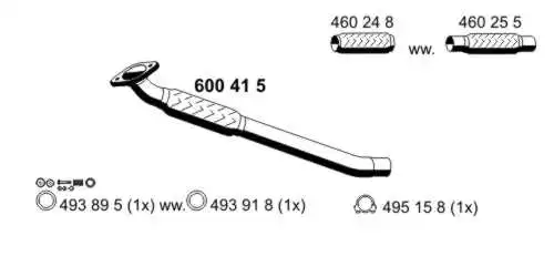 Exhaust Pipe (600415)