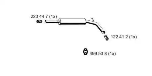 Centre Muffler (131025)