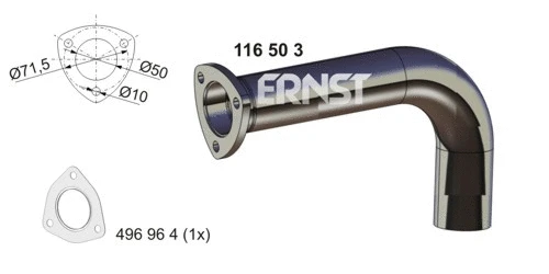 Exhaust Pipe (116503)