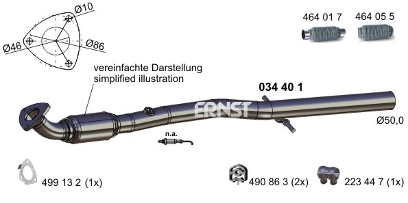 Exhaust Pipe (034401)