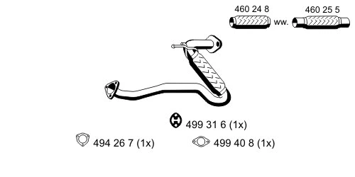Exhaust Pipe (330428)