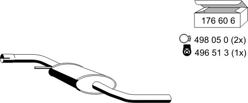 Centre Muffler (177016)