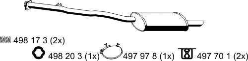 Rear Muffler (283106)
