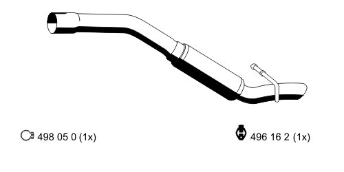 Rear Muffler (670036)