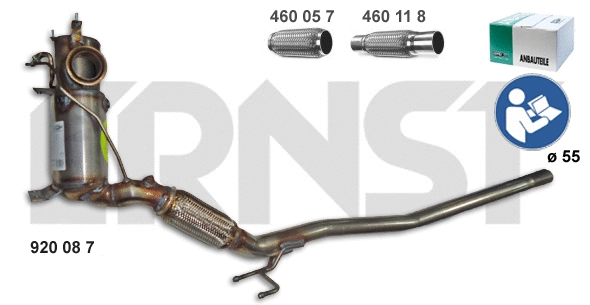 Soot/Particulate Filter, exhaust system (920087)