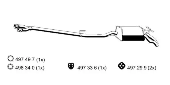 Rear Muffler (351027)