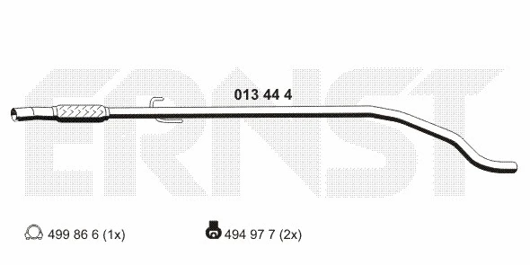Exhaust Pipe (013444)