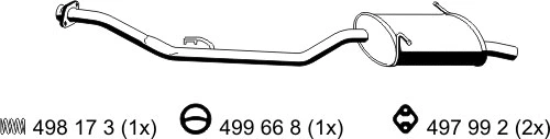 Rear Muffler (283168)