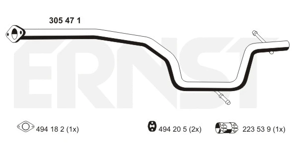 Exhaust Pipe (305471)