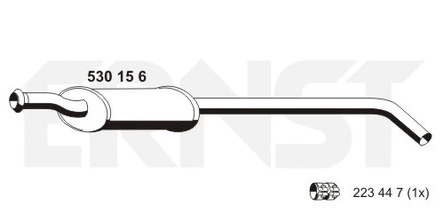 Centre Muffler (530156)