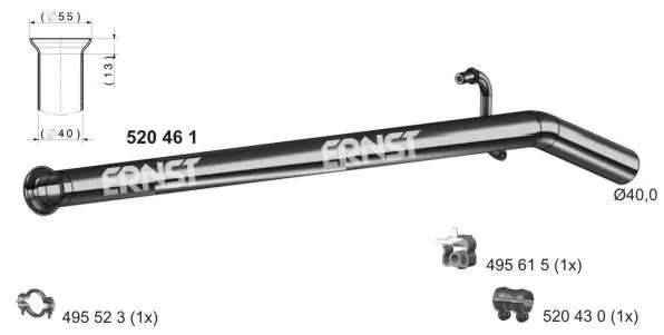Exhaust Pipe (520461)