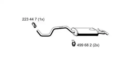 Rear Muffler (640251)