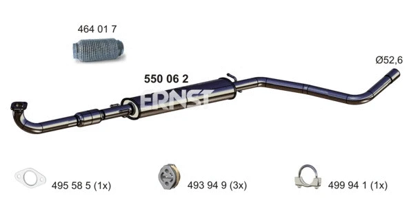 Centre Muffler (550062)