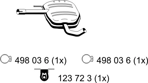 Centre Muffler (133036)