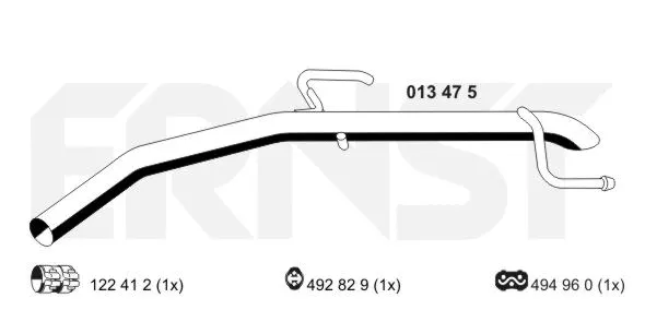 Exhaust Pipe (013475)