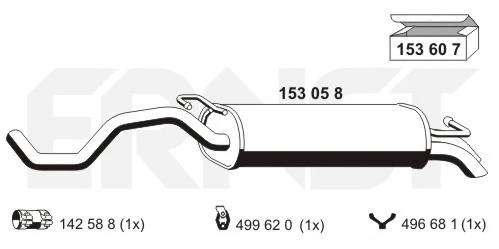 Rear Muffler (153058)