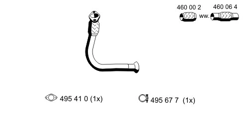 Exhaust Pipe (522588)