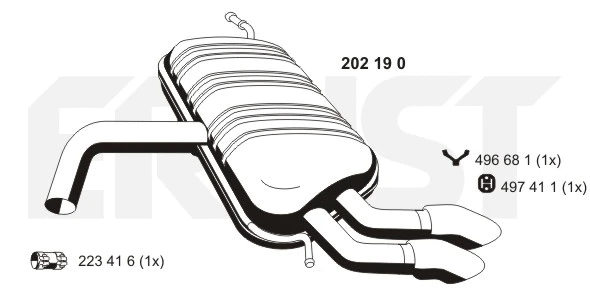 Rear Muffler (202190)