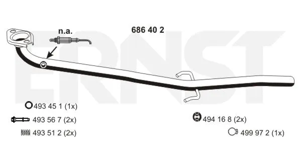 Exhaust Pipe (686402)