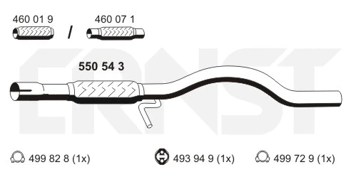 Exhaust Pipe (550543)
