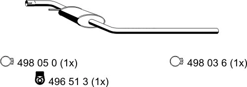 Centre Muffler (176187)