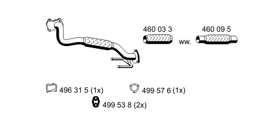 Exhaust Pipe (105460)