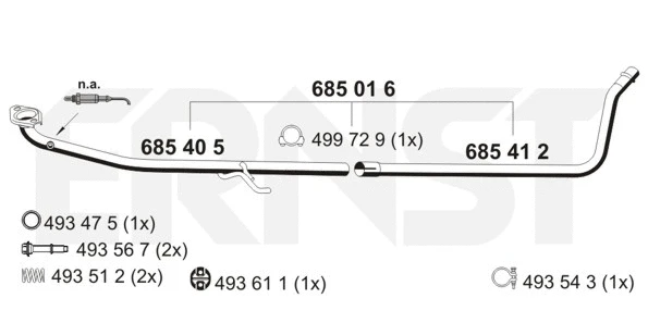 Exhaust Pipe (685016)