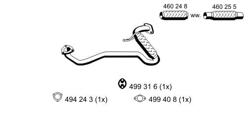 Exhaust Pipe (330435)