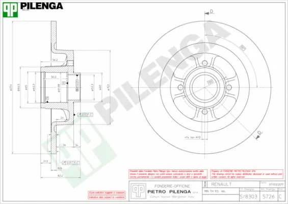 Brake Disc (5726)