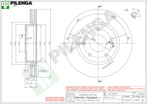 Brake Disc (V691)