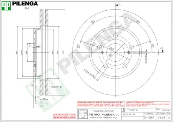 Brake Disc (V668)