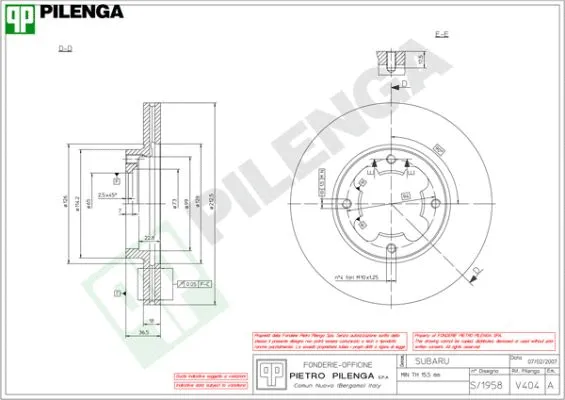 Brake Disc (V404)