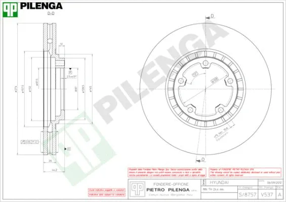 Brake Disc (V537)