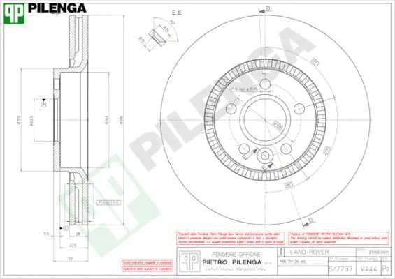 Brake Disc (V444)