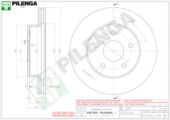 Brake Disc (V951)