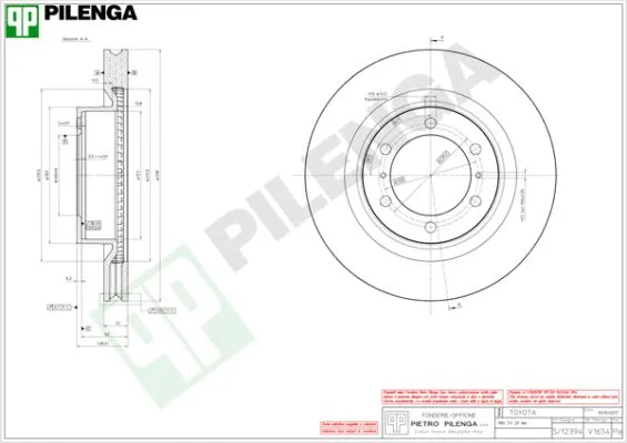 Brake Disc (V1654)