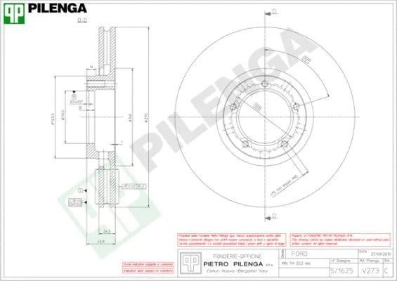 Brake Disc (V273)
