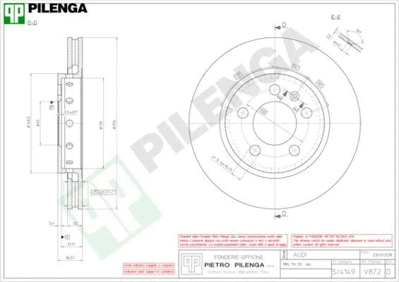 Brake Disc (V872)