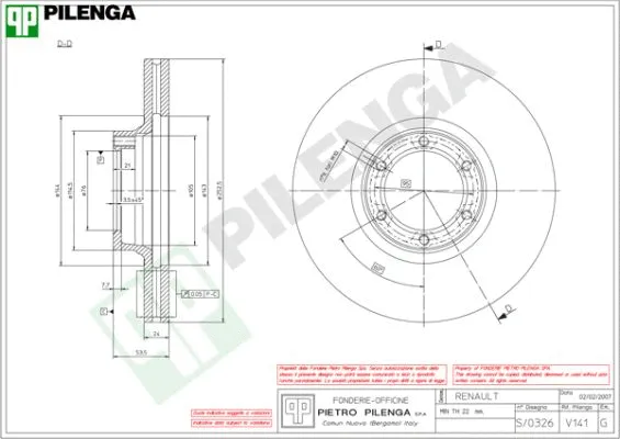 Brake Disc (V141)