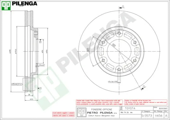Brake Disc (V656)