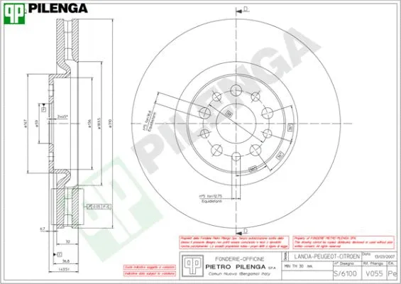Brake Disc (V055)