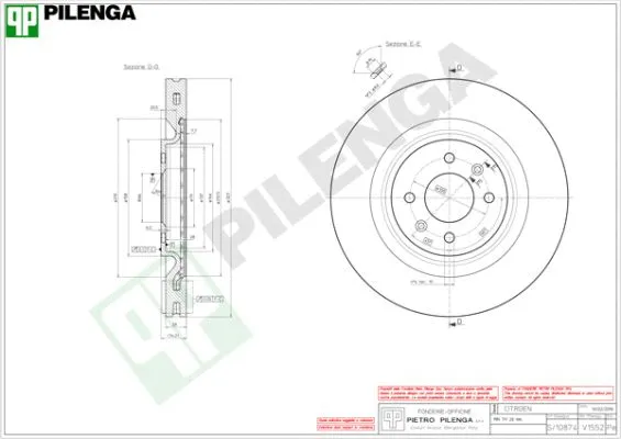 Brake Disc (V1552)