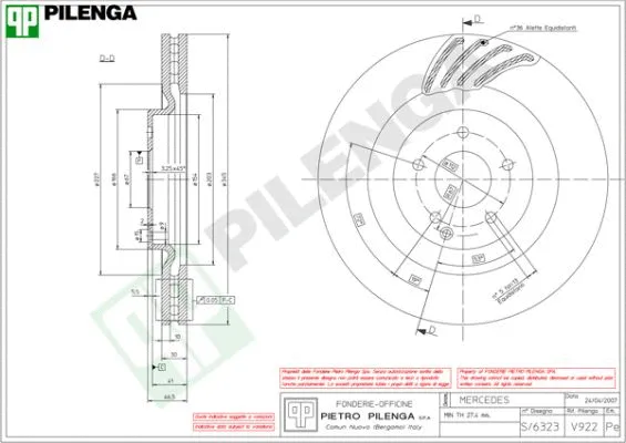 Brake Disc (V922)